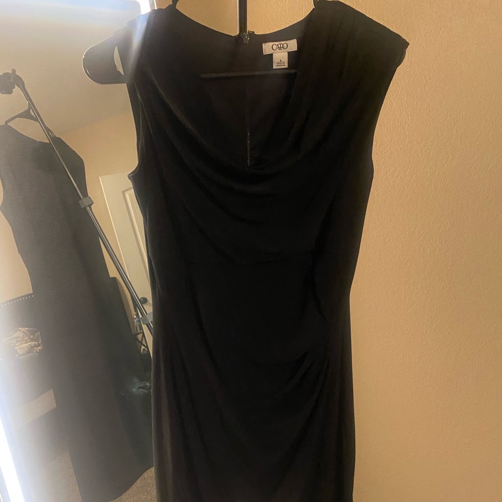 Cato Black Backless Dress